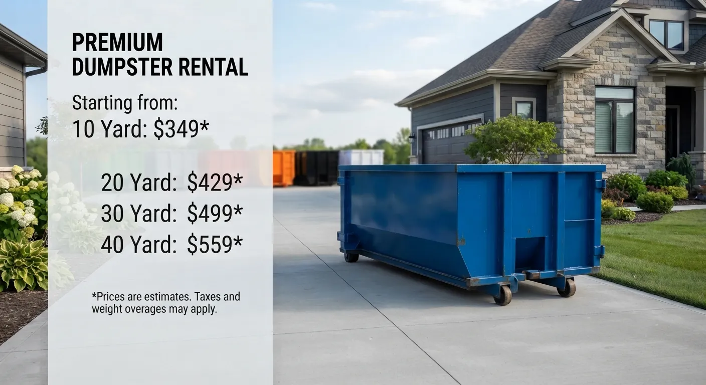 Dumpster Rental Cost in Saint George, UT