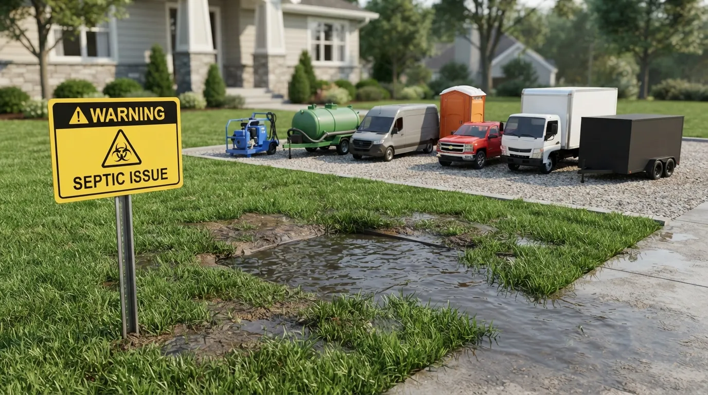 Septic Tank Warning Signs in Saint George, UT